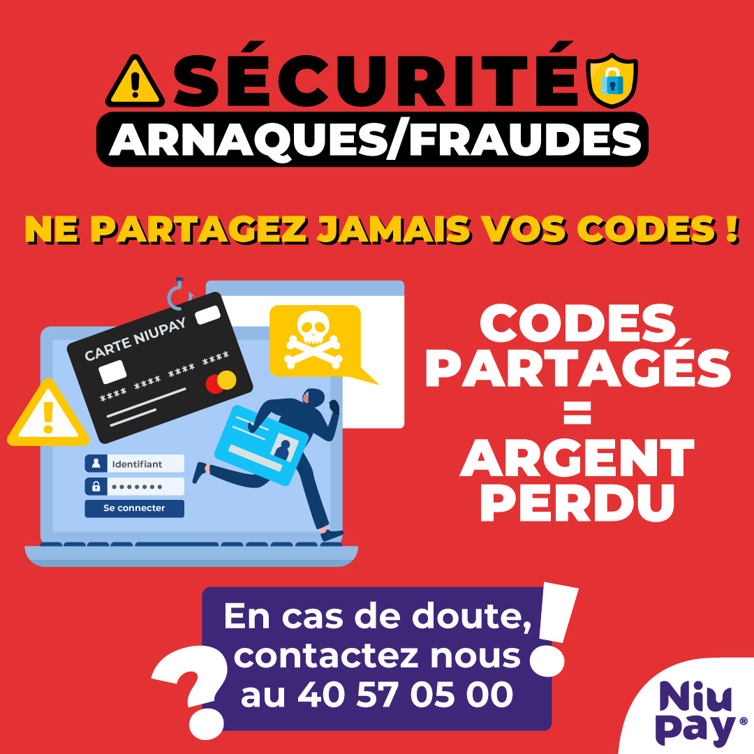 Codes partagés = Argent perdu !